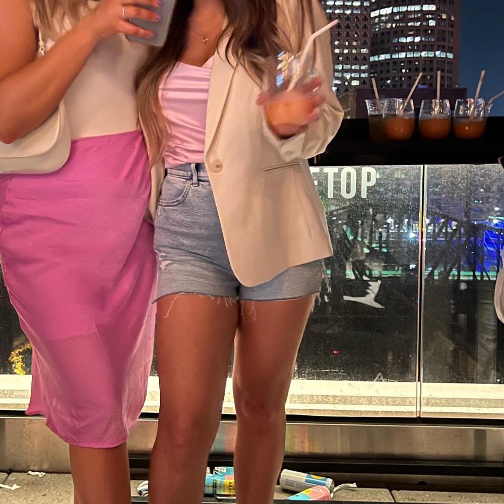 Express High Rise Mom Shorts